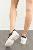 Kadın Bağcıklı Sneaker Siyah