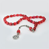 Fıçı Model Sıkma Kehribar Tesbih