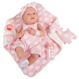 Berenguer Gerçekçi Yenidoğan Oyuncak Kız Bebek 38 cm - Pembe Dinozor