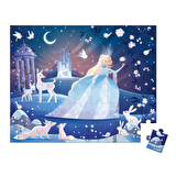 Janod 54 Parça Çantalı Puzzle - Karlar Kraliçesi
