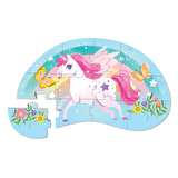 Dekoratif Puzzle - 12 Parça - Sweet Unicorn