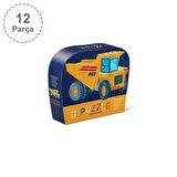 Mini Puzzle - 12 Parça - Construction Zone