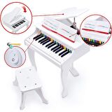 Hape Deluxe Grand Elektronik Piyano - Beyaz