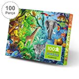 Orman Cenneti 5+ Yaş Büyük Boy Puzzle 100 Parça