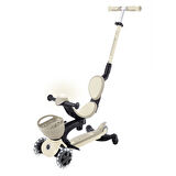 Globber Go Up Baby 360 Işıklı Scooter - Koyu Bej