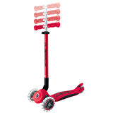 Globber Elite Deluxe Işıklı Scooter - Kırmızı