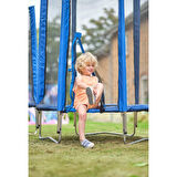 Plum File Korumalı Trambolin - 4 ft -  Mavi