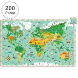 Djeco Klasik Puzzle 200 Parça - Around The World