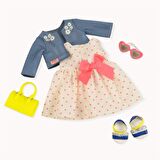 Our Generation Kıyafet - Deluxe Heart Print Dress