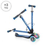 Globber Elite Deluxe Flash Full Işıklı Scooter - Lacivert