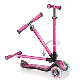 Globber Elite Deluxe Işıklı Scooter - Pembe