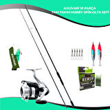 Remixon Double Black 270 Cm 20-40 Gr Olta Kamışı - Daiwa StrikeForce 2500 Tam Takım Kıyı Hobi Olta Seti
