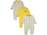UNISEX 9/18 AY FERMUARLI ÖRDEK BASKILI TULUM