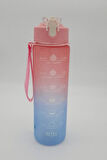 Taros 800 ml Rainbow Matara Pembe-Mavi