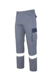 My Form Palmira Plus Harman Kumaş Pantolon-GRI LACIVERT