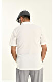 Ekru Yaka Detay T-shirt 410415