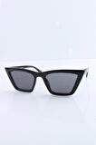 KADIN SİYAH CAT EYE UV400 GÜNEŞ GÖZLÜĞÜ SILVIO MONETTI - 3SM8020BR001