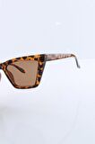 KADIN LEOPAR CAT EYE UV400 GÜNEŞ GÖZLÜĞÜ SILVIO MONETTI - 3SM8020BR003