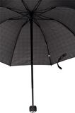 Marlux Siyah Ekose Unisex Yarasa Tip Kırılmaz Şemsiye M21MAR077R004