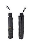 Marlux Siyah Ekose Unisex Yarasa Tip Kırılmaz Şemsiye M21MAR077R004