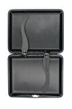 Siyah Mat Metal Sigara Tabakası SMTBKCB003R1