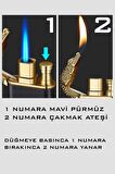 Siyah Ejderha Alevli Gazlı Pürmüzlü Lüx Çakmak SMCTMSHR01
