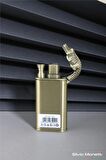 Bronz Kabartmalı Timsal İşlemeli Gazlı Çakmak 24CSM803MR02