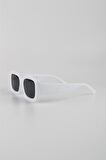By Marine Beyaz UV400 Filtre Unisex Güneş Gözlüğü G24FT5625R05