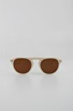 By Marine Krem UV400 Filtre Unisex Güneş Gözlüğü G24FT2029R05