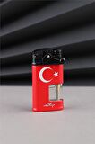 Kırmızı Türkiye Yazılı Ve Türk Bayrağı Çakmak 24CSM922MR001