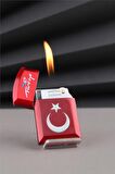 Kırmızı Türkiye Yazılı Ve Türk Bayrağı Çakmak 24CSM930TBR001