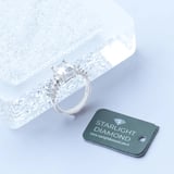 Ortası Baget Taşlı Mini Mekik Modeli Starlight Diamond Gümüş Yüzük