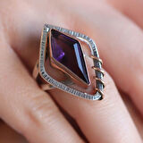 Ametist Taşlı Otantik Tasarım Set