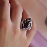 Ametist Taşlı Otantik Tasarım Set