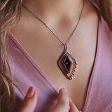 Ametist Taşlı Otantik Tasarım Set