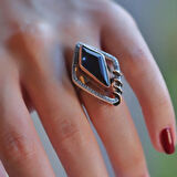 Safir Taşlı Otantik Tasarım Set