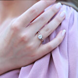 Zircon Taşlı Gümüş Otantik Set