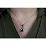 AmetistTaşlı Gümüş Otantik Set