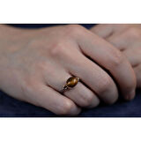 Kaplan Gözü Gümüş Otantik Set