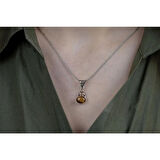 Kaplan Gözü Gümüş Otantik Set