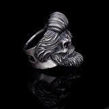 3D Gothic Model Oksitli Gümüş Erkek Yüzük