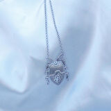 Beetlejuice Zirkon Taşlı Gümüş Kolye