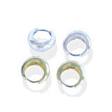 Halka Bombeli Gümüş Küpe