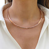 İtalyan Yassı Gümüş Zincir