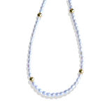 Yuvarlak Gold Kaplama Gümüş İnci Kolye