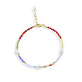 Doğaltaş İncili Gümüş Bileklik