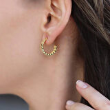 Pul Gold Gümüş Halka