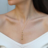 Damla Trend Gold Gümüş Kolye