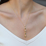 Damla Trend Gold Gümüş Kolye