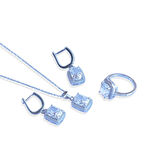 Icecut Taşlı Gümüş Set